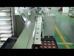 Cookies cortadas que Encrusting a máquina da fabricação do biscoito da maquinaria 100g