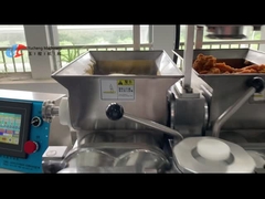 petisco do alimento que faz a linha de produção encrusting da máquina